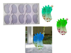 10'lu Ayakizi Magnet Epoksi Reçine Kalıbı KHEPK390 - 2
