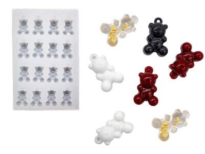 16'lı Ayıcık Haribo Küpe Epoksi Reçine Kalıbı KHE557 - 1