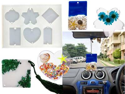 6'lı Geometrik Model Magnet Epoksi Reçine Kalıbı KHEPK324 - 3