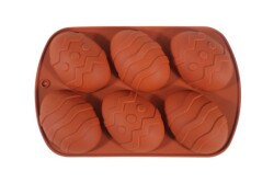6'lı Silikon Kek Kalıbı KM-2001 - 2