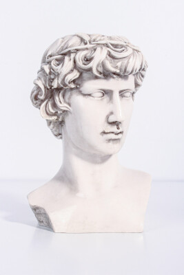 Antinous Büst Silikon Mum Kalıbı KHM266 - 1