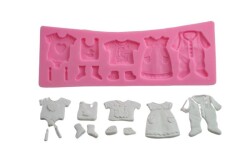 Bebek Elbiseleri Silikon Kalıbı PANO-14 - 