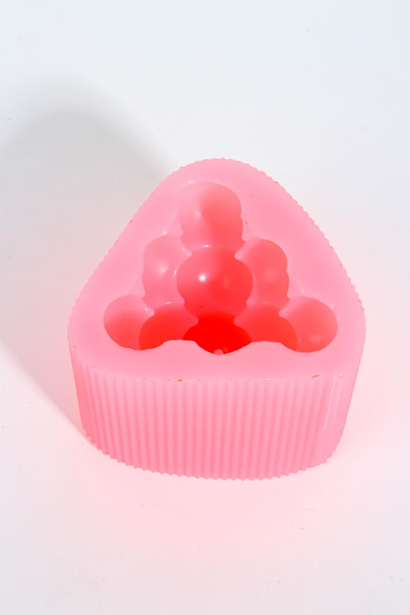 Bubble Piramit Silikon Mum Kalıbı KHM317 - 4