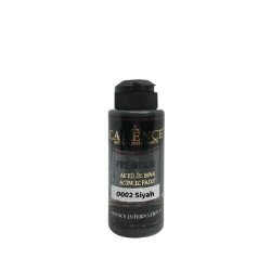 Cadence 0002 Siyah Premium Akrilik Boya 120ML - 1