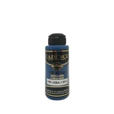 Cadence 0158 Kobalt Mavi Premium Akrilik Boya 120ML - 1