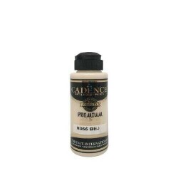 Cadence 0355 Bej Premium Akrilik Boya 120ML - 2