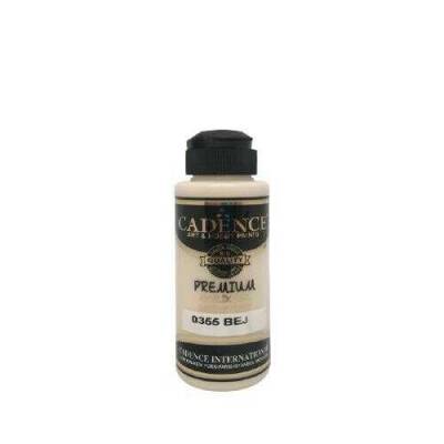 Cadence 0355 Bej Premium Akrilik Boya 120ML - 1