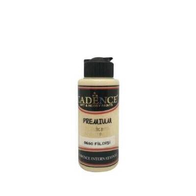 Cadence 0650 Fildişi Premium Akrilik Boya 120 ML - 2