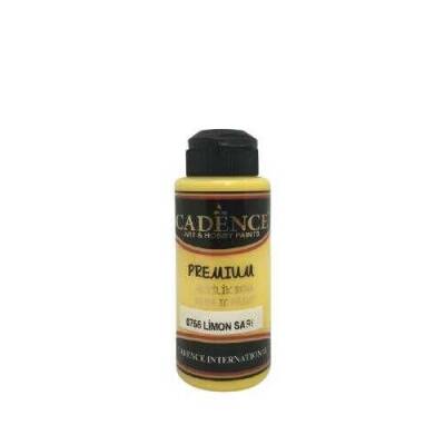 Cadence 0755 Limon Sarı Premium Akrilik Boya 120 ML - 2