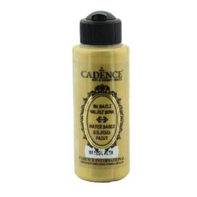 Cadence 101 Yeşil Altın Yaldız Akrilik Boya 120 ML - 2