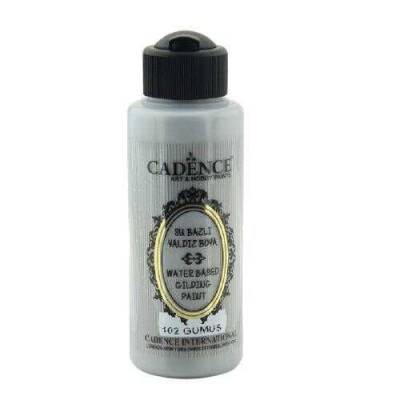 Cadence 102 Gümüş Yaldız Akrilik Boya 120 ML - 2
