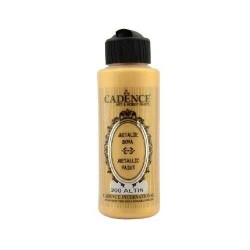 Cadence 200 Altın Metalik Sedefli Akrilik Boya 120 ML - 1