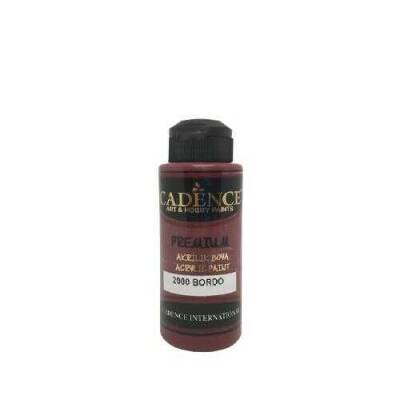Cadence 2000 Bordo Premium Akrilik Boya 120 ML - 2