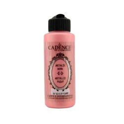 Cadence 207 Şeker Pembe Metalik Sedefli Akrilik Boya 120ML - 2