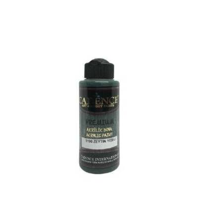Cadence 5100 Zeytin Yeşili Premium Akrilik Boya 120 ML - 2