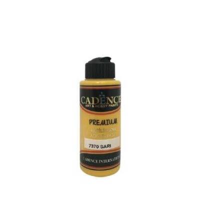 Cadence 7370 Sarı Premium Akrilik Boya 120 ML - 1