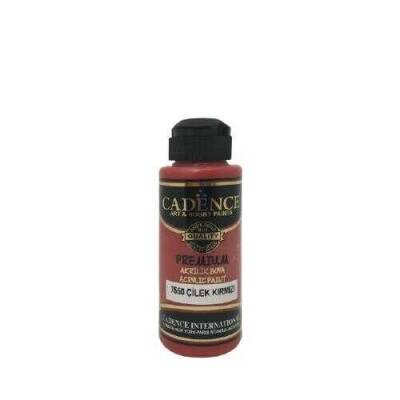 Cadence 7550 Çilek Kırmızı Premium Akrilik Boya 120 ML - 2