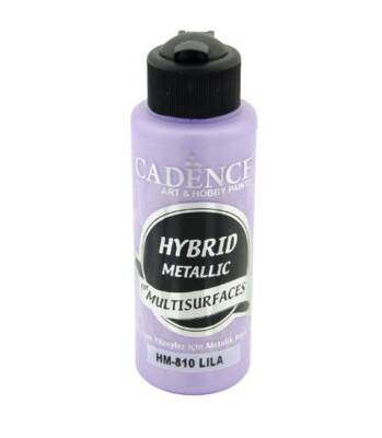 Cadence HKHM810 Lila Hybrid Metalik Akrilik Boya 120 ML - 1