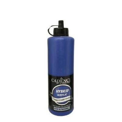 Cadence H-038 Ultramine Hybrid Multisurfaces Akrilik Boya 500 ML - 1