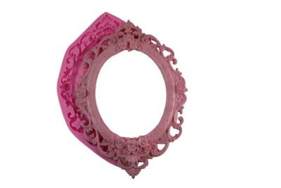 Çırağan Çerçeve 28 Cm Silikon Kalıp KHÇE78 - 2