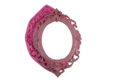 Çırağan Çerçeve 35 Cm Silikon Kalıbı KHÇE77 - 3