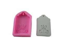 Delikli Ayıcık Silikon Kalıbı PANO-106 - 