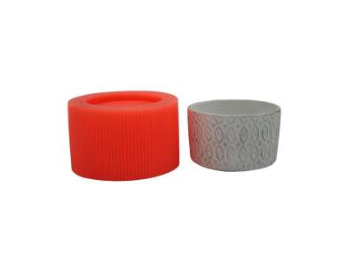 Desenli Beton Saksı Kalıbı KHB98 - 3