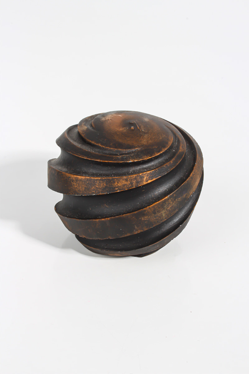 Burgu Desenli Oval Silikon Mum Kalıbı KHM112 - 2