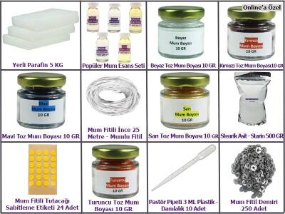 Elite Paket Parafin Mum Yapım Seti - 1