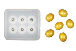 Epoksi Reçine 16 mm Arpa Silikon Kalıbı KHEPK141 - 2