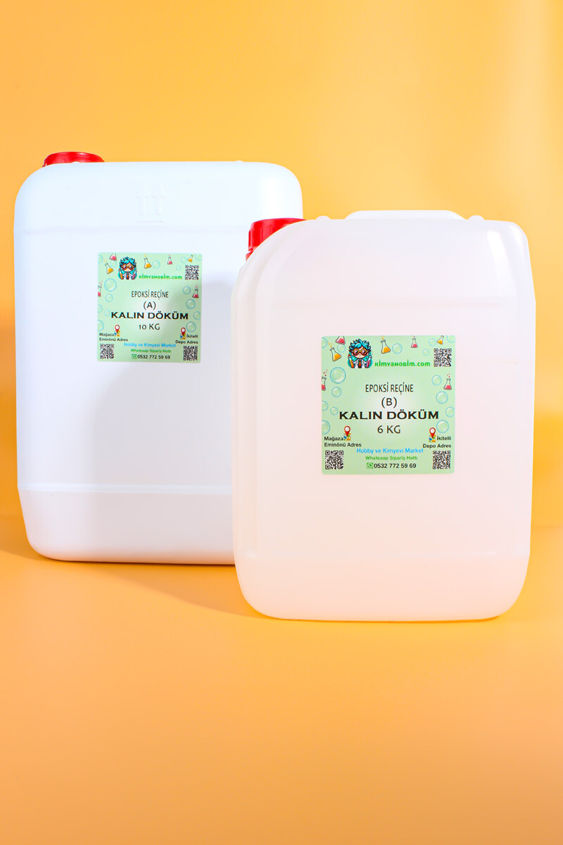 Epoksi Reçine Kalın Döküm 16 Kg - 
