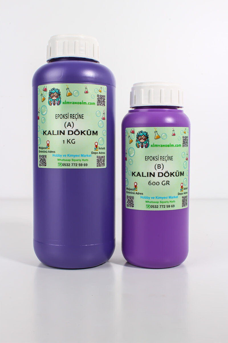 Epoksi Reçine Kalın Döküm 1.6 Kg - 
