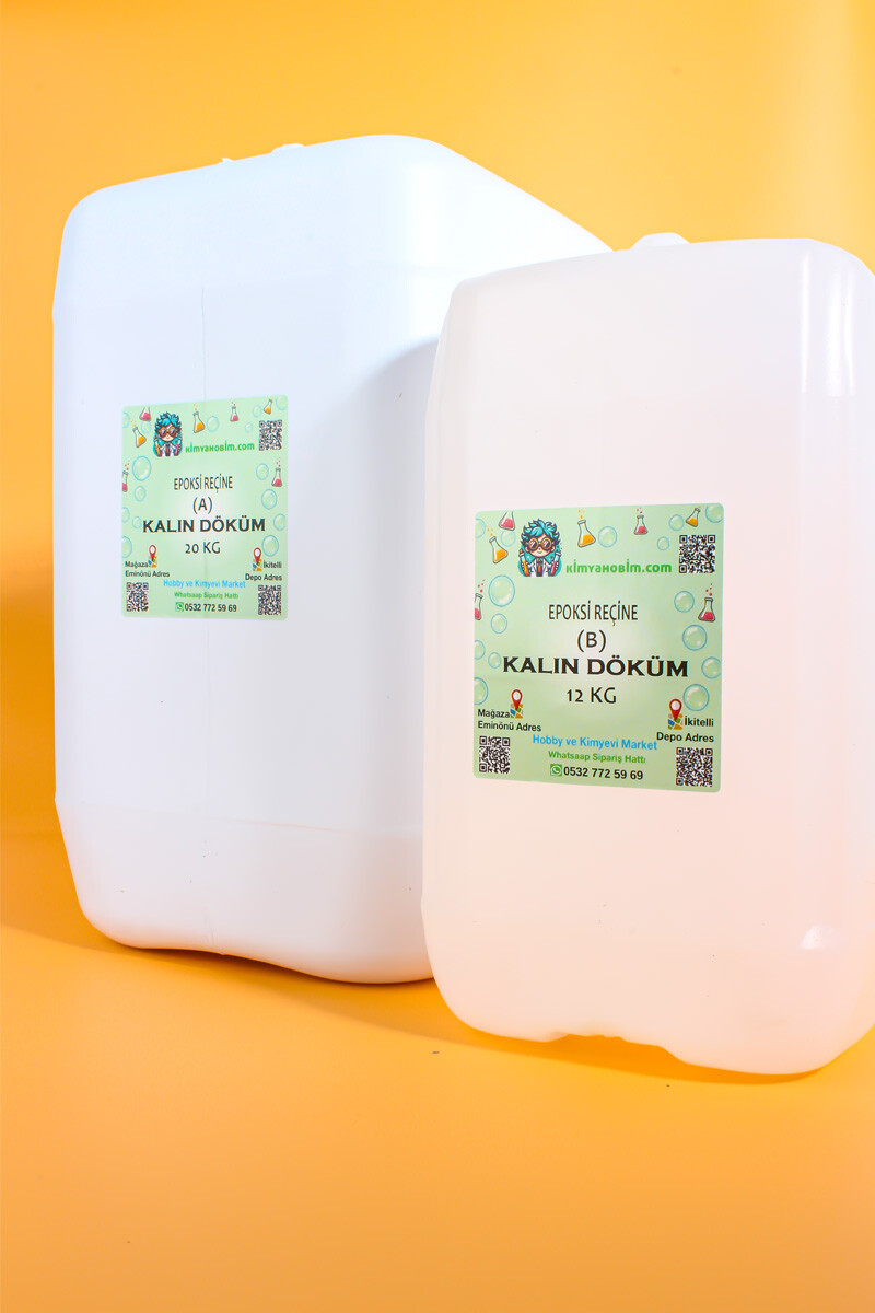 Epoksi Reçine Kalın Döküm 32 Kg - 