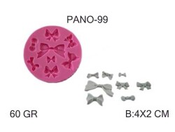 Fiyonk-Kurdele Set Silikon Kalıbı PANO-99 - 