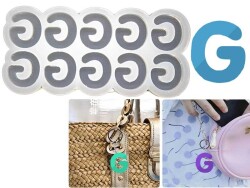 G Harfi 10'lu Bubble Alfabe Epoksi Reçine Kalıbı KHEPK740 - 5