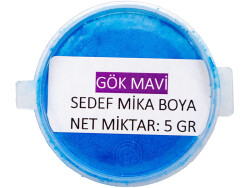 Gök Mavi Sedef Mika Boya 5 GR - 2