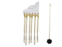 Gold Klipsli İnce Forse Kolye Zinciri - 50 CM - 1