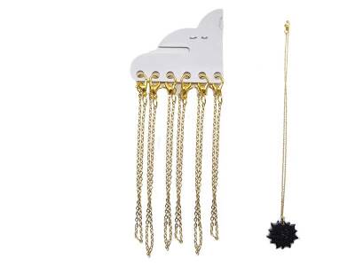 Gold Klipsli İnce Forse Kolye Zinciri - 50 CM - 1