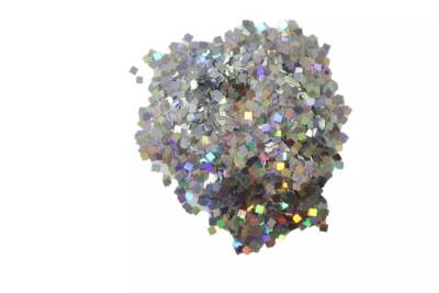 Gri Kare Glitter Epoksi Süsleme Aksesuarı 5 GR - 2