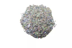 Gri Yuvarlak Glitter Epoksi Süsleme Aksesuarı 5 GR - 1