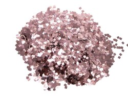 Gül Kurusu Kare Glitter Epoksi Süsleme Aksesuarı 5 GR - 2