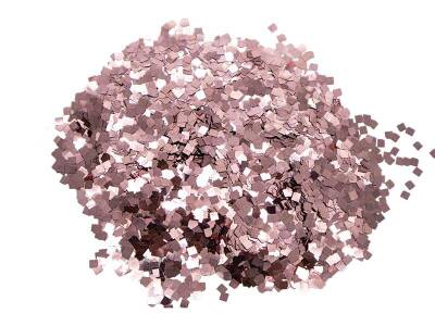 Gül Kurusu Kare Glitter Epoksi Süsleme Aksesuarı 5 GR - 2