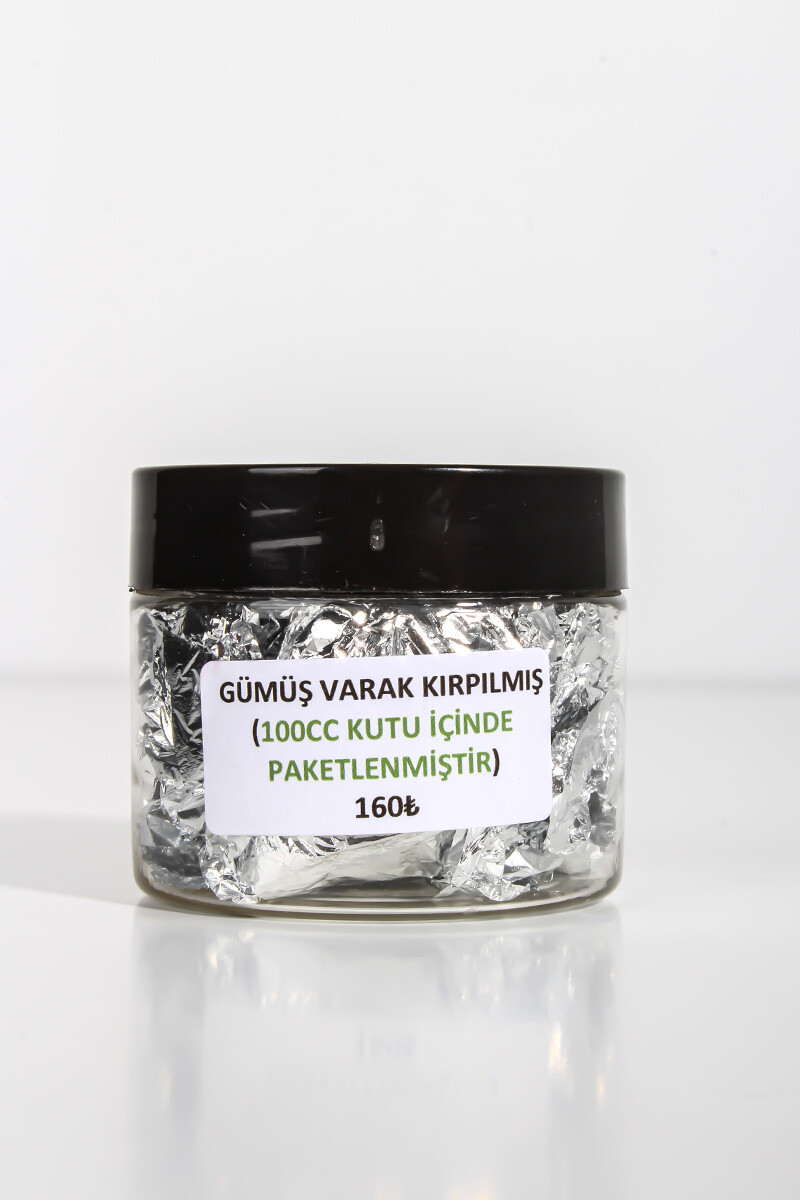 Gümüş Kırpılmış Varak 100CC 