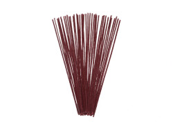 Hazır Mum Fitili Bordo 25 Cm 40 Adet / 10 Metre - 