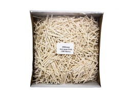 Hazır Mum Fitili Ekru 4 Cm 2500 Adet / 100 Metre - 