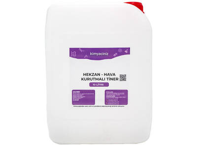 Hekzan - Hava Kurutmalı Tiner 10 LT - 4