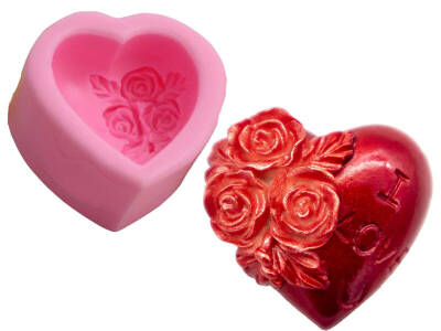 I Love You Kalp Silikon Kalıbı KHGUL03 - 3