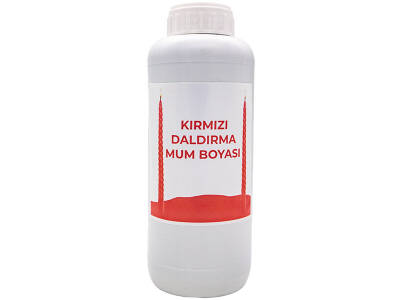 Kırmızı Daldırma Sıvı Mum Boyası 1 LT - 4