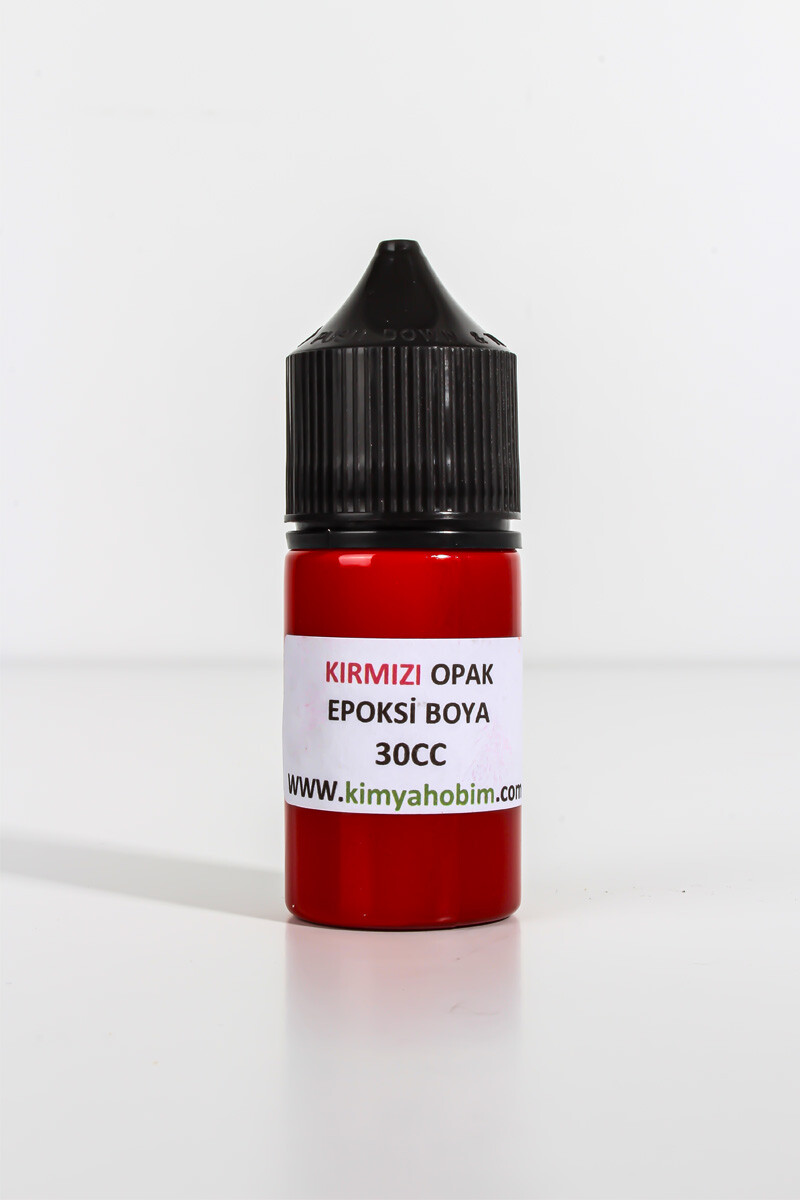 Kırmızı Opak Epoksi Boya 30CC 