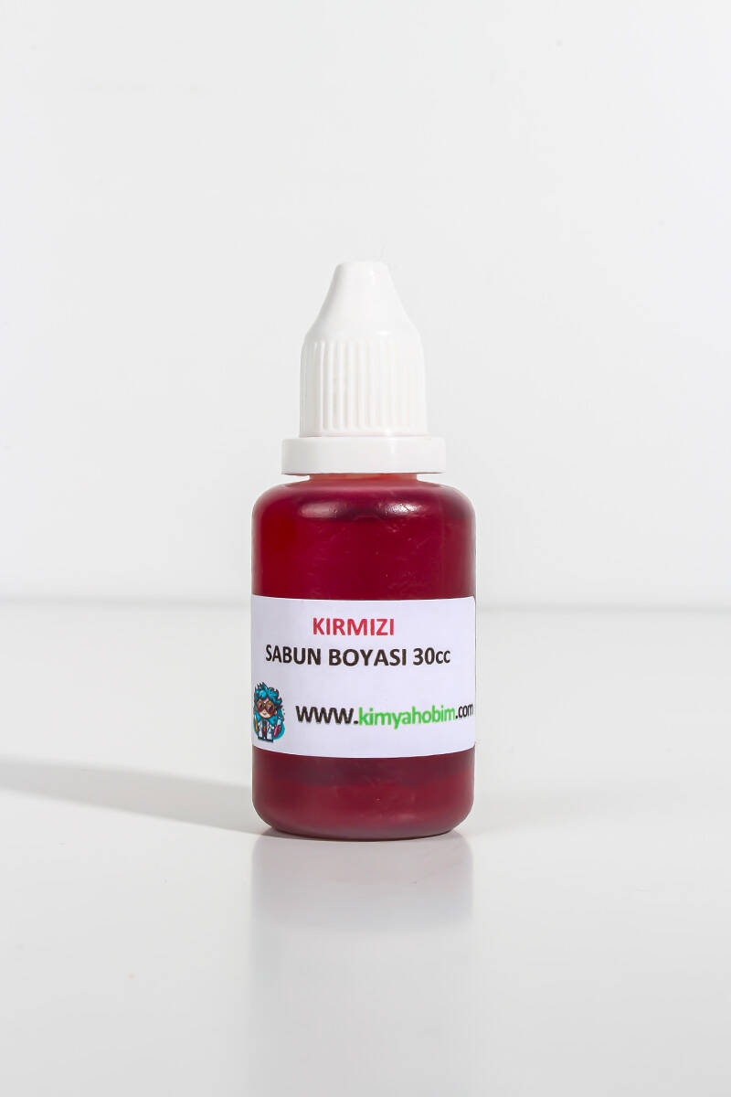 Kırmızı Sıvı Sabun Boyası 30CC - 1